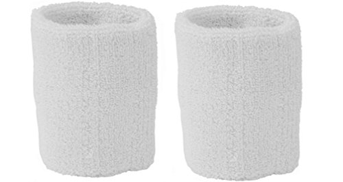 Schweißband Set 3 tlg. Für Kopf und Arm – weiss - 3