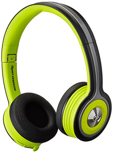 Monster iSport Freedom WL - Auriculares de diadema cerrados, color verde