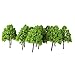 Produktbild 25pcs Modell Zypressen Zug Eisenbahn Landschaft 1: 150 Hellgrün