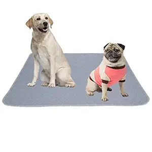 MBJERRY Washable Pee Pads for Dogs, Reusable Puppy Training Whelping Pad, Waterproof Fast Absorption Housebreaking Pads for Travel Potty, Non-Slip Leak-Proof Dog Pee Mats