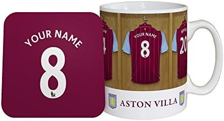 Aston Villa Dressing Room Mug with Coaster