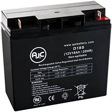 AJC Battery Replacement Compatible with Kung Long WP18-12 12V 18Ah Wheelchair Battery