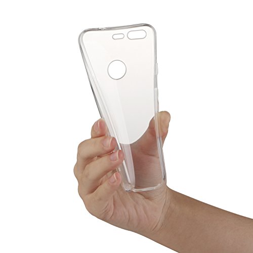 Carcasa de Gel B&L para Google Pixel XL 5,5" Funda Protectora Transparente de Silicona y TPU, Ultrafina y Delgada, Protege la Lente de la cámara, Suave, Flexible, Evita Polvo y arañazos, no amarillea