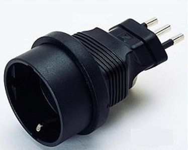 Preisvergleich Produktbild Stromadapter Schweiz 3 pin Stecker / Schuko Buchse YL-4623