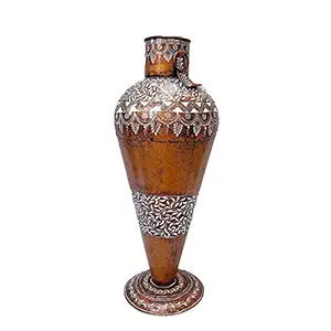APKAMART Handicraft Cone Vase - 26 Inch Height - Handcrafted Corner Vase for Corner Showpiece, Home Decor, Room Decor and Gifts