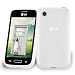 Produktbild LG L40 / L40 DUAL (1. Sim) Silikonhülle in HALB DURCHSICHTIG von Cadorabo - X-Line Design TPU Schutzhülle für LG L40 / L40 DUAL (1. Sim) – Handyhülle Bumper Case Backcover in HALB TRANSPARENT