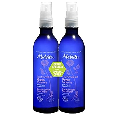 Melvita Melvita Eau Florale de Rose Ancienne Flacon Vaporisateur Lot de 2 x 200 ml