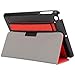 Produktbild YIHUI Tablet PC-Schutzhülle Zahnstocher Textur Horizontal Flip Einfarbig Ledertasche mit Halter & Handschlaufe für iPad Mini 3/2/1 (Schwarz) (Farbe : Red)