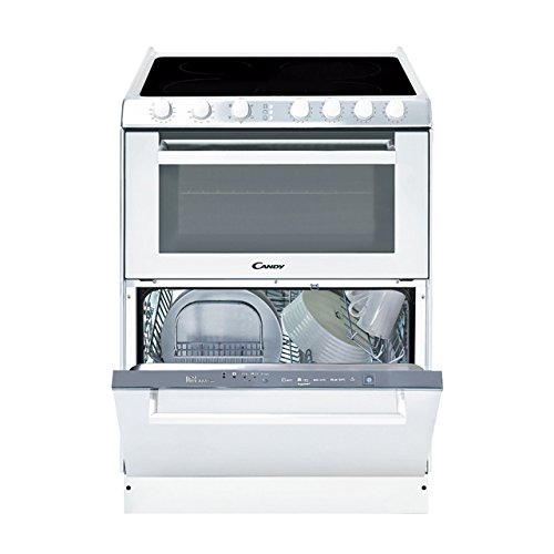 Viryklės Candy Trio 9503/1 W Backofen-Kochfeld-Kombinationen, Freistehend/A  / 41 L / 3-in-1-Multifunktionsgerät/weiß kaina