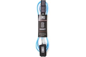 OCEAN & EARTH Ocean and Earth 6 ft 0 Moulded Surf Leash 6 feet Sunset Blue