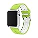 Produktbild taottao Sport Ersatz-Armband Silikon Handschlaufe für Apple Watch Serie 3 42 mm, grün