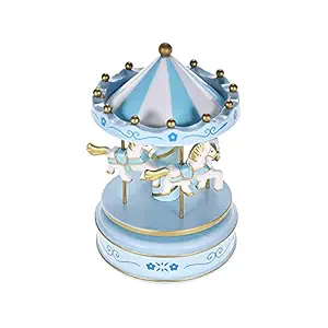 Merry-Go-Round Carousel Music Box Classical Melody Birt ay Christmas Festival Musical Gift for Children Kids