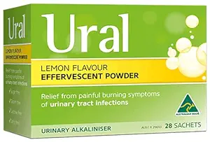 Ural Effervescent Powder 4G * 28 Sachets Urinary Alkalinizer Cystitis Relief