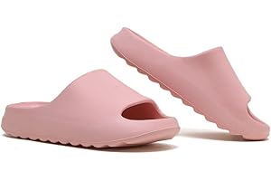 FOINLEDR Claquette Hommes Claquettes Femme Ete Plage Sandales Homme Pantoufles Femme Confortable Piscine Slide Unisex Foam Slides