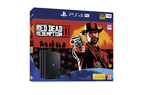 PlayStation 4 Pro (PS4) - Consola de 1 TB + Red Dead Redemption II