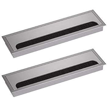 Bocchetta Passacavi 0960 Maco Per Scrivania E Mobile, Diametro 60 Mm, Plastica Finitura Grigio Chiaro - Foto 11