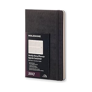 Moleskine Agenda Settimanale Verticale, 12 Mesi, Copertina Rigida, Nero Moleskine Agenda Settimanale Verticale, 12 Mesi, Copertina Rigida, Nero