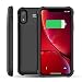 Produktbild Forhouse iPhone XS Max Akku Hülle, 5500mAh Batterie hohe Kapazität Lithium-Polymer Externer wiederaufladbar mit ständer Halter 4 LED-Leuchten Akku Ultradünnes Stoßfest Schutzkoffer für iPhone XS Max