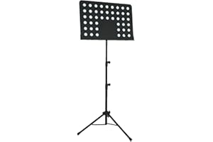 Luebel Heavy Duty Metal Foldable Music Stand Holder Tripod Orchestral Conductor Sheet