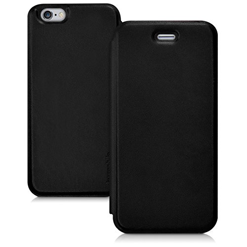 kwmobile Funda para Apple iPhone 6 6S - Carcasa para m vil de Cuero sint tico - Case Plegable en Negro reviews kwmobile Funda para Apple iPhone 6 6S - Carcasa para m vil de Cuero sint tico - Case Plegable en Negro