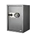 Produktbild Athomestore Tresor Elektronischer Safe Wandsafe Möbeltresor mit LED-Bildschirm und Sicherheitscode Dokumententresor Silbergrau 35 × 31 × 50 cm