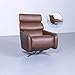 Produktbild FSM Ergo Designer Relax Sessel Leder Braun Einsitzer Couch Modern Echtleder #3717
