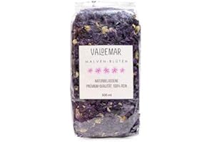 Valdemar Manufaktur MALVENBLÜTEN, 500ml Premium-Qualität - HANDVERPACKT In Deutschland