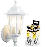 farol pared exterior blanco Energizer 9.2w Gls Lámpara led incluido