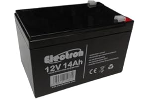 ELECTRON Batterie rechargeable pour vélo électrique 6DZM 12 V 14 Ah