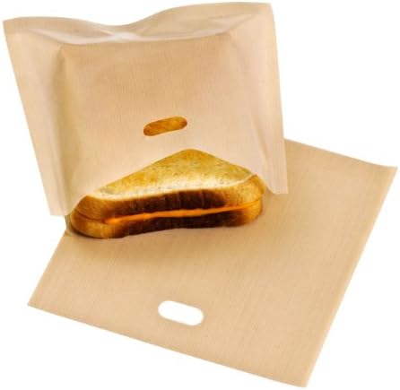Set of 2 Reusable Non-Stick Toaster Bags & Attractive Look