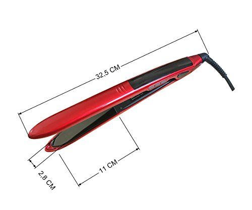 Professionelle Keramik Turmalin Ionic Haarglätter Anti Frizz Glätteisen lockenstab 2 in 1, LCD EU Stecker Auto-Abschaltung (mit hochwertiger Keramikbeschichtung) - 6