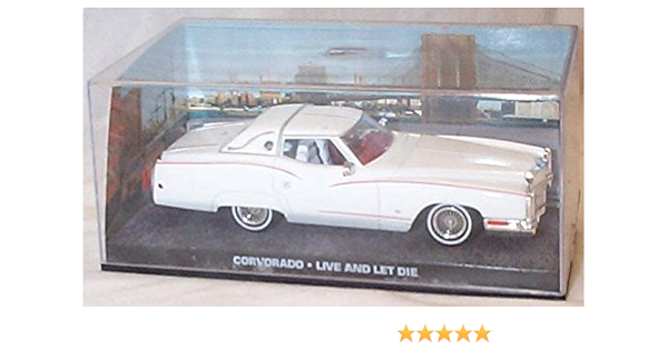 Universal Hobby James Bond 007 Live And Let Die White Corvorado Film Scene Car 1 43 Scale Diecast Model Amazon Co Uk Toys Games
