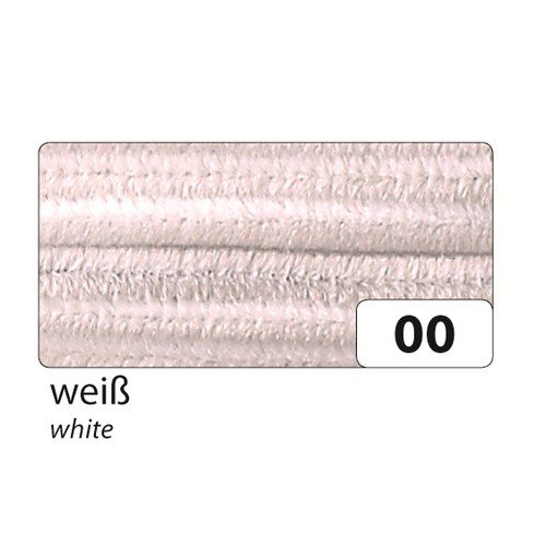 Preisvergleich Produktbild folia 77800 Chenilledraht (Pfeifenputzer), weiá