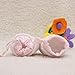 Vovotrade® Baby Infant Boys Girls Cute Cartoon Anti Scratch Mittens Soft Rope Gloves Gift (Pink)