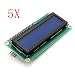 Produktbild Doradus 5pcs IIC / I2C 1602 blauer Hintergrundbeleuchtung LCD Display Modul für Arduino