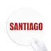 Produktbild Santiago Cuba City Red Mousepad Round Rubber Mouse Pad Non-Slip Game Office