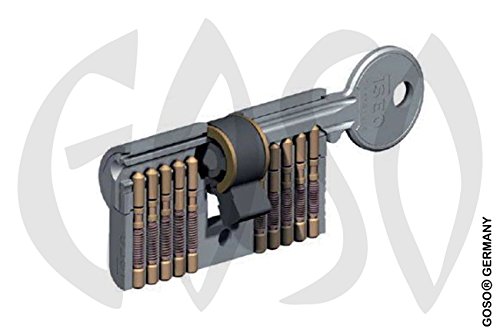 Preisvergleich Produktbild GOSO Zylinder Profilzylinder Schließzylinder ISEO Gera F3 35x40mm 9155
