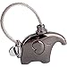 Produktbild Speedmar Schlüsselanhänger, Elefantenform, für Paare, Handtasche, Schlüsselring, Stahlseil, Schwarz