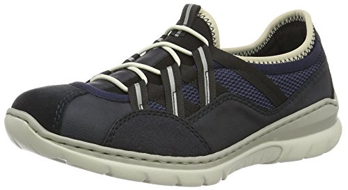 Rieker Damen L3251 Sneakers, Blau (Pazifik/Pazifik/Marine/Schwarz/Navy / 14), 39 EU Rieker Damen L3251 Sneakers, Blau (Pazifik/Pazifik/Marine/Schwarz/Navy / 14), 39 EU