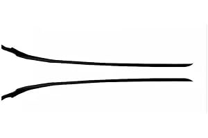 AJQBRMB Guarnizione Porta Auto Guarnizione Finestra Per Fiesta 2009 2010 2011 2012 2013 2014 Striscia Protettiva Per Parabrezza In Gomma Laterale Per Parabrezza Esterno In 2 Pezzi