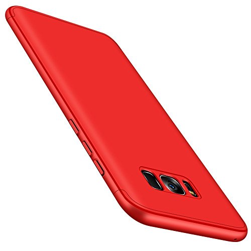 Qissy Carcasa Samsung Galaxy S8 Plus 3 in 1 Todo Incluido Anti-Scratch Ultra Slim Protective 360 PC Case Cover para Samsung Galaxy S8 S8 Samsung Galaxy S8 Plus Rojo reviews Qissy Carcasa Samsung Galaxy S8 Plus 3 in 1 Todo Incluido Anti-Scratch Ultra Slim Protective 360 PC Case Cover para Samsung Galaxy S8 S8 Samsung Galaxy S8 Plus Rojo