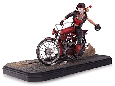 DC Direct - Figurine DC Comics - Harley Quinn Deluxe Statue Gotham Garage 38cm - 0761941327709