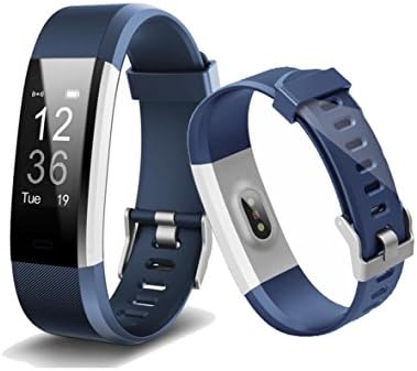 Fitness Tracker, BOGOSS Heart Rate Monitor Waterproof Activity Tracker GPS Route Tracking Pedometer Sleep Monitor Step Calorie Counter Slim Watch with Touch Screen