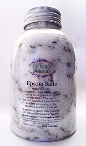Skincare Botanics Pure Epsom Salts with Lavender Flowers & Essential Oil of Lavender
