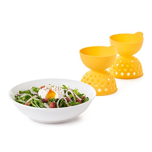 OXO Good Grips 11207000MLNYKEU Eier-Pochierer, Silikon, gelb, 36.06 x 22.09 x 13.20 cm, 2 Einheiten - 9