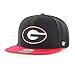 Produktbild NCAA Georgia Bulldogs Mens Sure Shot Two Tone '47 Captain Wool Snapback Adjustable Hatsure Shot Two Tone Captain Wool Snapback Adjustable Hat, Black, One Size