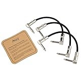 Mugig Cables Short Audio Guitar Effect Pedal Cables Cords Instrument Patch Cable