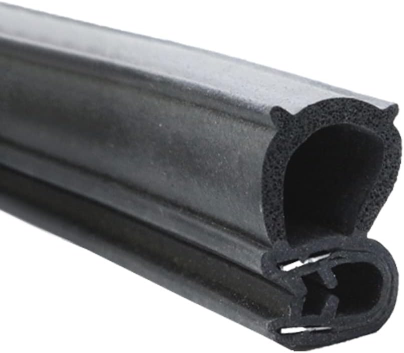 ETOPARS Protectores de borde de puerta de coche de 4 metros en forma de U, protector de goma con foco lateral para barco, furgoneta, camión, 10 mm x 17 mm