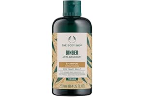 The Body Shop Ginger Anti-Dandruff Shampoo (1x 250ml), Clarifying Shampoo for Dry, Itchy and Flaky Scalp, Vegan Haircare, Suitable for Sensitive Scalps