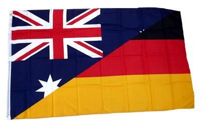 Preisvergleich Produktbild Fahne / Flagge Deutschland / Australien NEU 90 x 150 cm